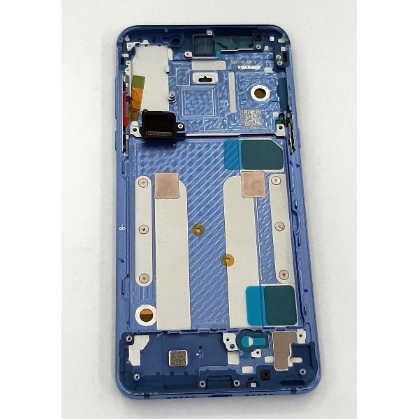Pantalla oled para Xiaomi Mi Mix 3 DK mas tactil negro mas marco central azul compatible