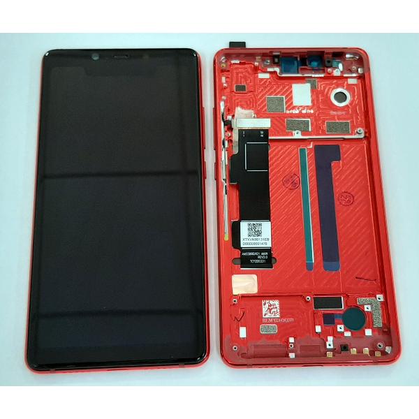 Pantalla oled para Xiaomi Mi 8 SE DK mas tactil negro mas marco rojo compatible
