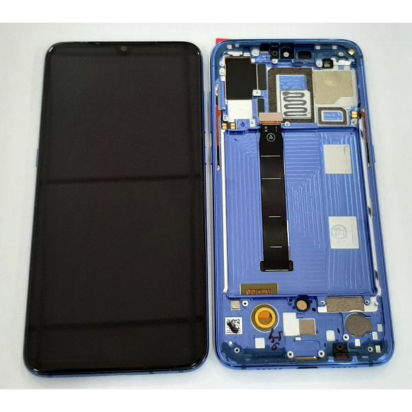 Pantalla oled para Xiaomi Mi 9 MI9 DK mas tactil negro mas marco azul compatible