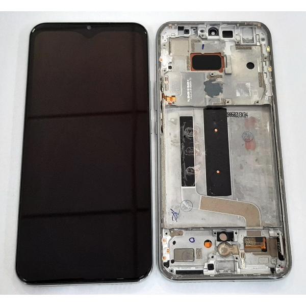 Pantalla oled para Xiaomi Mi 10 Lite 5G mas tactil negro mas marco plata compatible