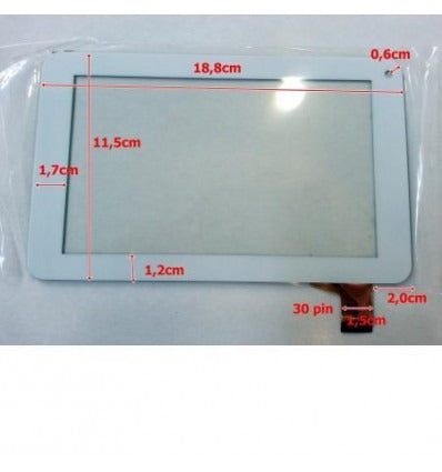 Pantalla táctil repuesto tablet china 7 modelo 11"