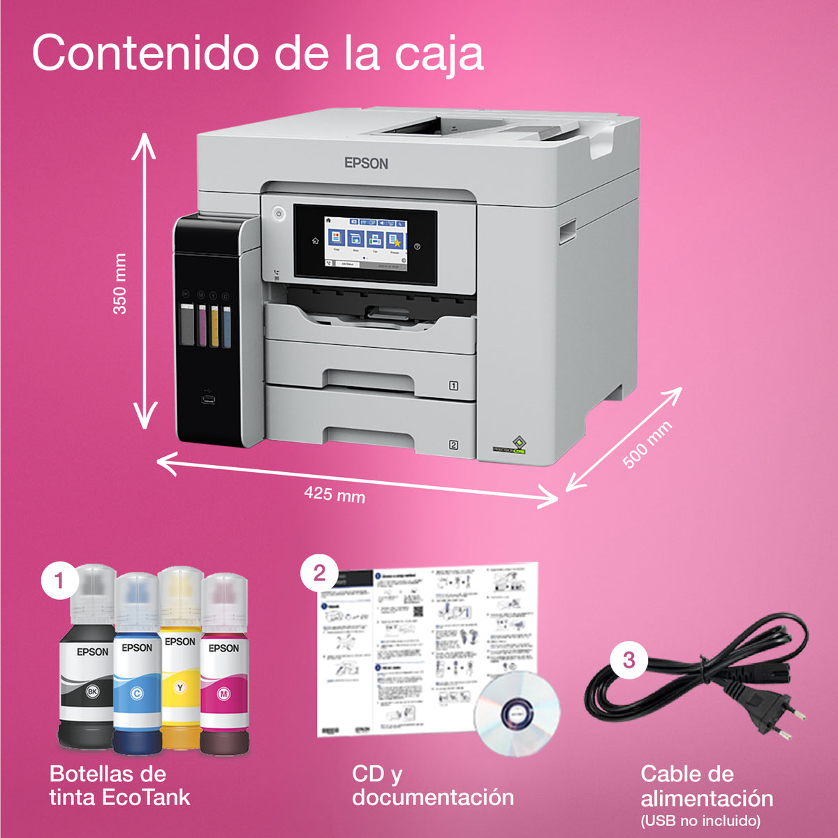 Multifunción inyección Epson ecotank pro et - 5885 color duplex