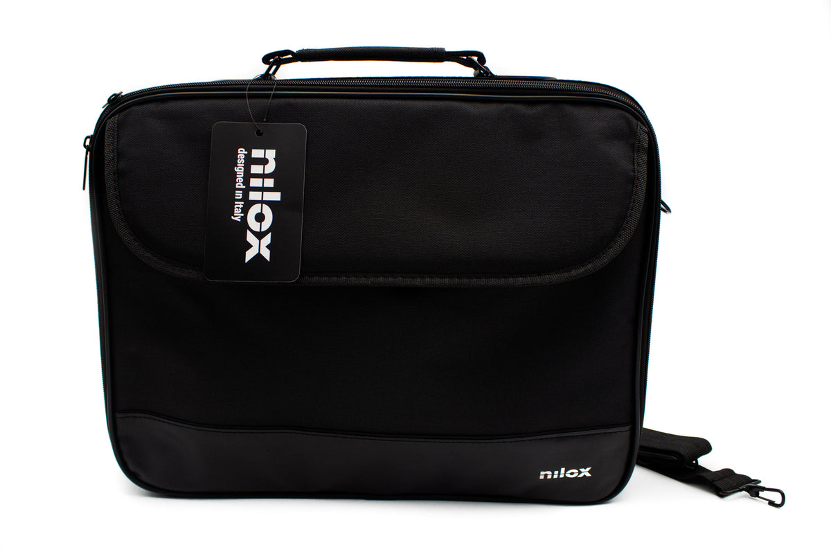 Maletin Nilox duro + mouse raton para portatil 15.6 pulgadas negro