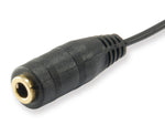 Cable audio Equip jack 3.5mm hembra a 2 jack 3.5mm macho