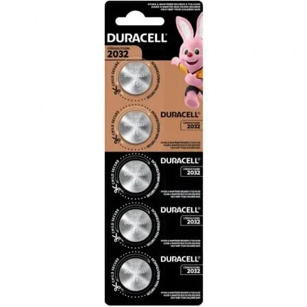 Pack de 5 Pilas de Botón Duracell DL2032B5/ 3V - PixelPlaza