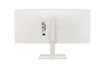 Monitor Profesional Ultrapanorámico Curvo LG 38BR85QC-W 38"/ WQHD+/ Multimedia/ Regulable en Altura/ Blanco