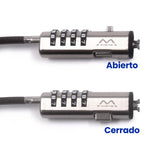 Cable de seguridad Ewent para portatil · combinacion 4 digitos 1.8m