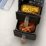 Philips Airfryer Serie 4000 Doble Cesta Apilada 10L 2750W 6 programas pantalla táctil Freidora de aire