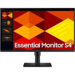 Monitor Profesional Samsung Essential Monitor S4 S27D400GAU/ 27"/ Full HD/ Regulable en altura/ Negro - PixelPlaza