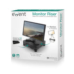 Elevador soporte monitor Ewent ew1280 con cajon negro regulable en altura