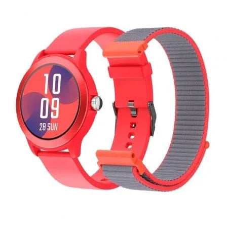 Smartwatch SPC Smartee Duo Vivo 9651R/ Notificaciones/ Frecuencia Cardíaca/ Rojo/ Incluye Correa Extra - PixelPlaza