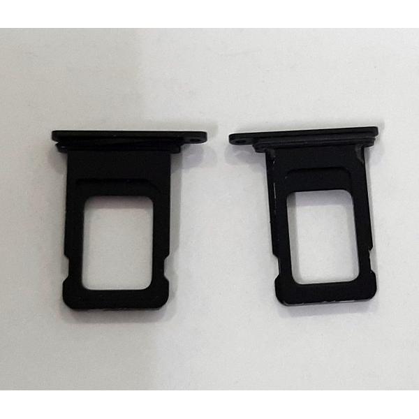 Soporte o bandeja single sim negra para IPhone XR A2105 A2108 calidad premium