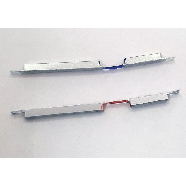 Botones platas para Oppo A15 calidad premium
