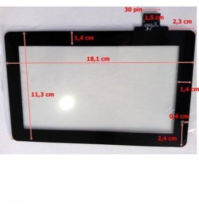 Pantalla táctil repuesto tablet china 7 modelo 15"