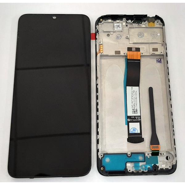 Pantalla lcd para Xiaomi Redmi 10c mas tactil negro mas marco negro calidad premium