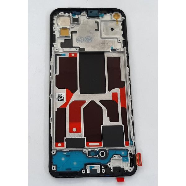 Pantalla lcd para Oppo Reno 5 5G mas tactil negro mas marco negro calidad premium