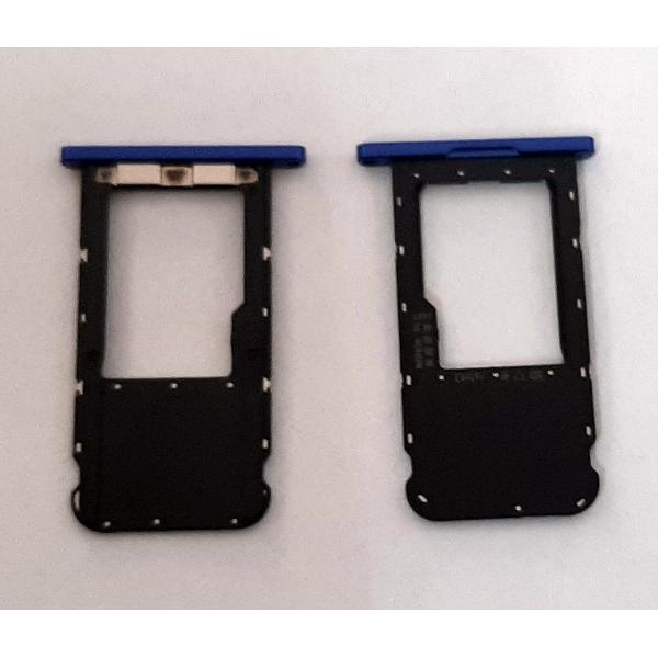 Soporte o bandeja single sim azul para Huawei Mediapad M6 8.4 VRD-W09 calidad premium