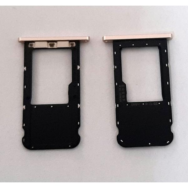 Soporte o bandeja single sim dorada para Huawei Mediapad M6 8.4 VRD-W09 calidad premium