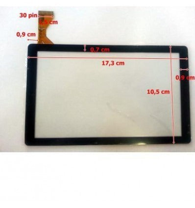 Pantalla Táctil repuesto tablet china 7 Modelo 27"