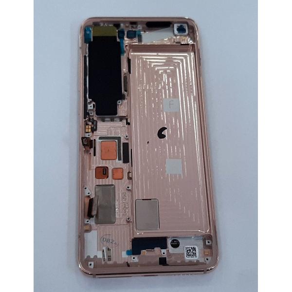 Pantalla lcd para Xiaomi Mi 10 5G Xiaomi Mi 10 Pro 5G 56000500J100 mas tactil negro mas marco rosa Service Pack