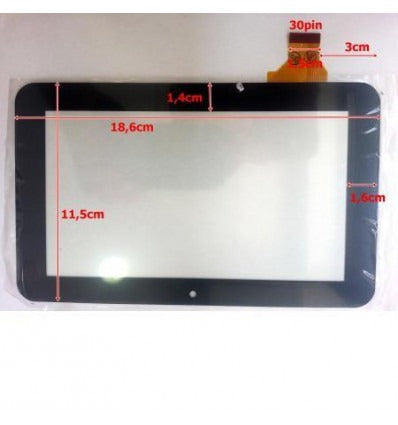 Pantalla Táctil repuesto tablet china 7 Modelo 31"
