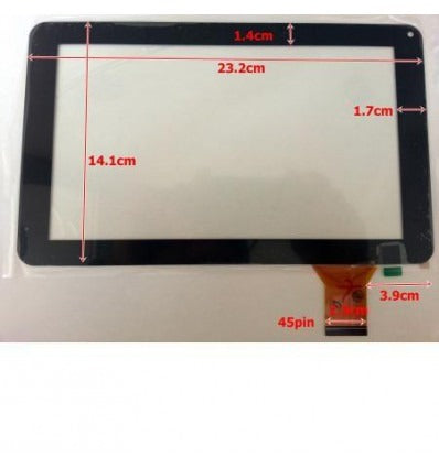 Pantalla táctil repuesto tablet china 9 Modelo 11"