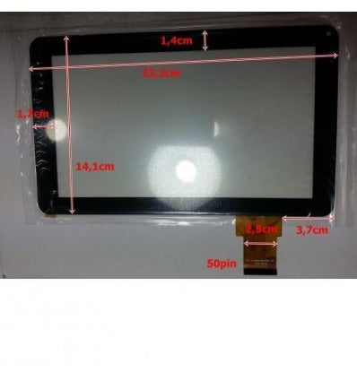 Pantalla táctil repuesto tablet china 9 modelo 14"