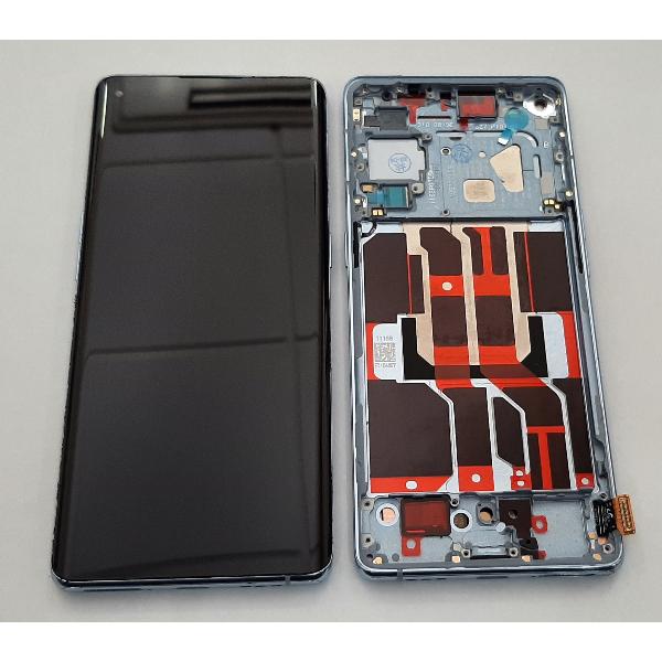 Pantalla lcd para Oppo Reno 6 Pro 5G CPH2247 mas tactil negro mas marco plata calidad premium