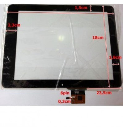 Pantalla táctil repuesto tablet china 10 modelo 8"