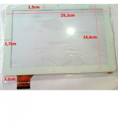 Pantalla táctil repuesto tablet china 10.1 modelo 3"