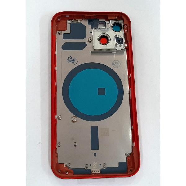 Carcasa central mas tapa trasera roja para IPhone 13 A2633