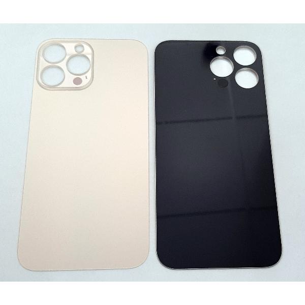 Tapa trasera o tapa bateria dorada facil instalacion para IPhone 13 Pro Max A2643