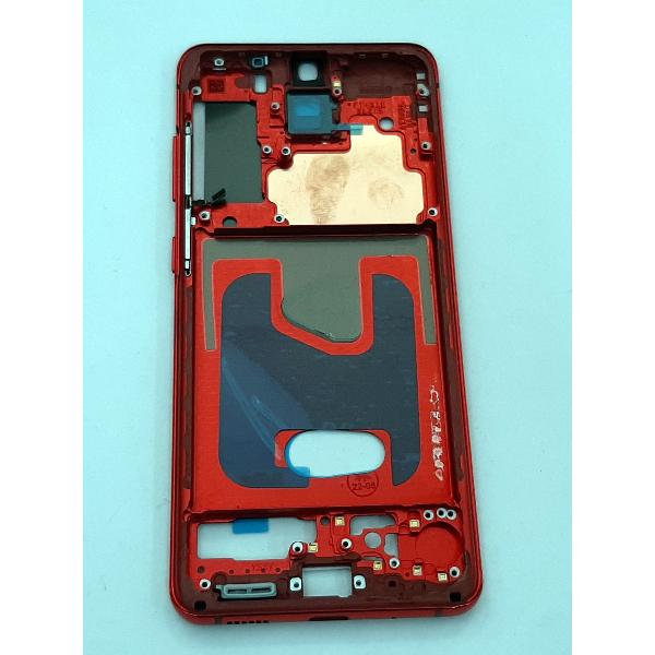 Carcasa central o marco rojo para Samsung Galaxy S20 S20 5G SM-G980F SMG980 G980F SM-G981F SMG981 G981F calidad pr