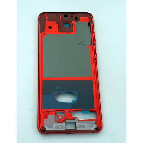 Carcasa central o marco rojo para Samsung Galaxy S20 S20 5G SM-G980F SMG980 G980F SM-G981F SMG981 G981F calidad pr