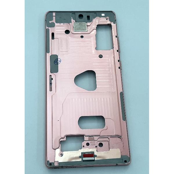 Carcasa central o marco rosa para Samsung Galaxy Note 20 SM-N980F Note 20 5G calidad premium