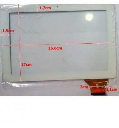 Pantalla táctil repuesto tablet china 10.1 modelo 14"