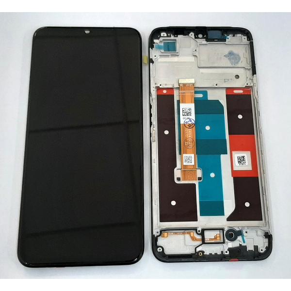 Pantalla lcd para Realme C35 RMX3511 mas tactil negro mas marco negro calidad premium
