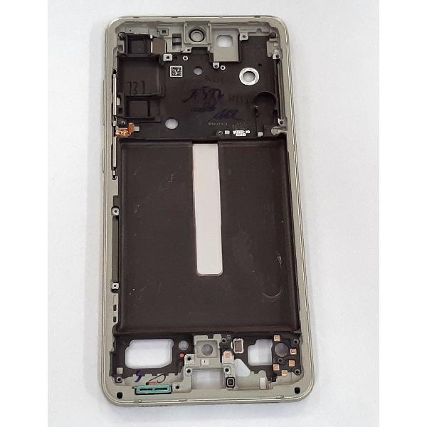 Carcasa central o marco amarillo para Samsung Galaxy S21 FE SM-G990B calidad premium