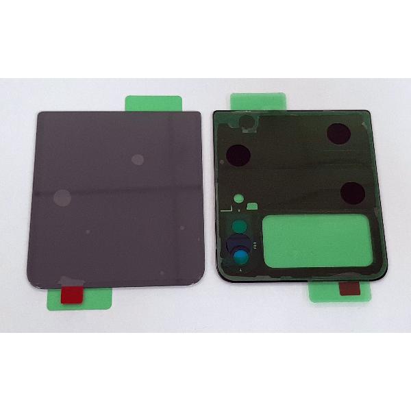 Set 2 tapa trasera o tapa bateria verde para Samsung Galaxy Z Flip 3 5G F711 CSL mas cubierta camara