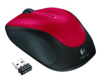 Ratón Inalámbrico Logitech M235/ Hasta 1000 DPI/ Rojo
