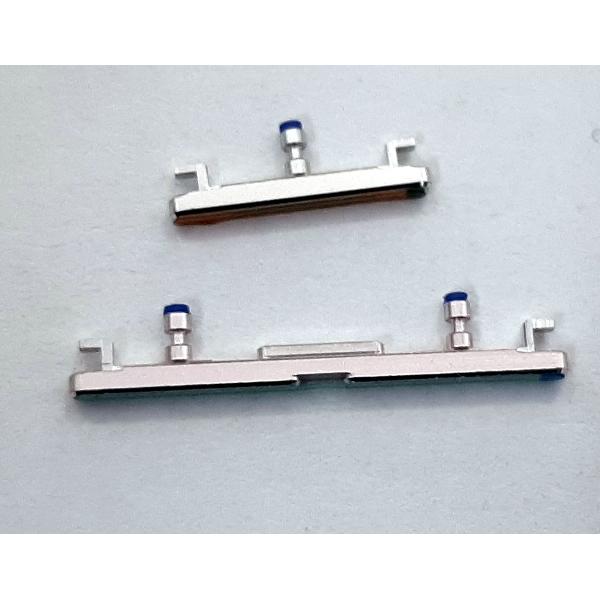 Set 2 botones dorados para Oppo Find X3 Pro CPH2173 calidad premium
