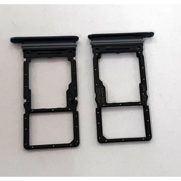 Soporte o bandeja dual sim negra para Samsung Galaxy A73 5G SM-A736B calidad premium