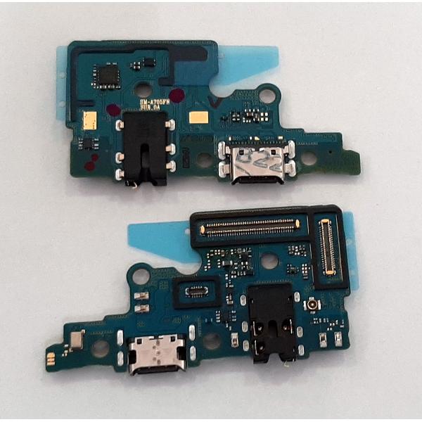 Flex puerto carga para Samsung Galaxy A70 SM-A705 GH96-12468A Service Pack
