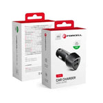 Cargador de coche doble de la serie FORCELL CARBON 17W
