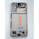 Pantalla lcd para Samsung Galaxy S22 Plus SM-S906B GH82-27500B mas tactil negro mas marco phantom blanco Service Pa
