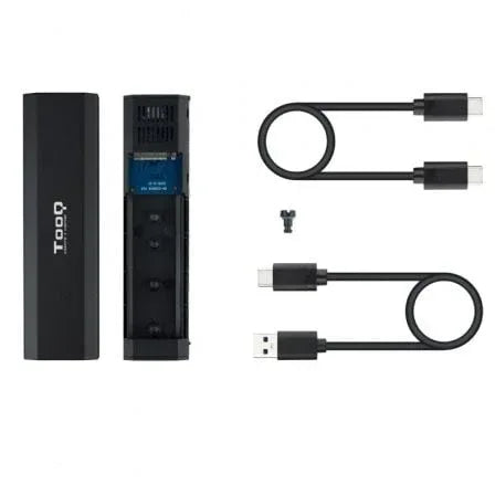 Caja Externa para Disco SSD M.2 NVMe TooQ TQE-2223B/ USB 3.2/ Sin tornillos - PixelPlaza