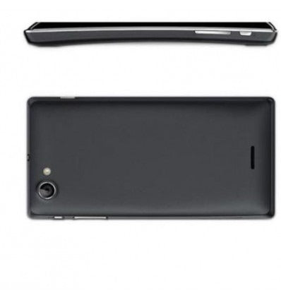 Sony Xperia J ST26I Carcasa Central + Tapa Batería negro