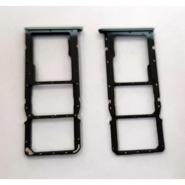 Soporte o bandeja dual sim verde para Realme C35 RMX3511 calidad premium