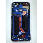 Pantalla oled para Realme x2 pro RMX1931 mas tactil negro mas marco azul remanufacturado compatible hehui