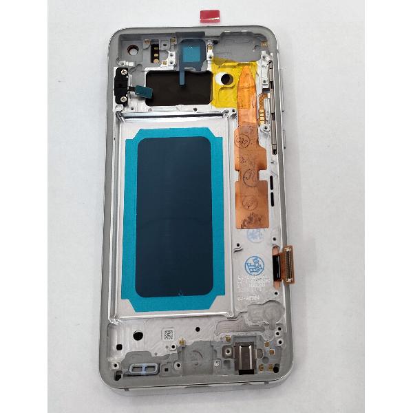 Pantalla lcd para Samsung Galaxy S10e G970F mas tactil negro mas marco plata Calidad Premium